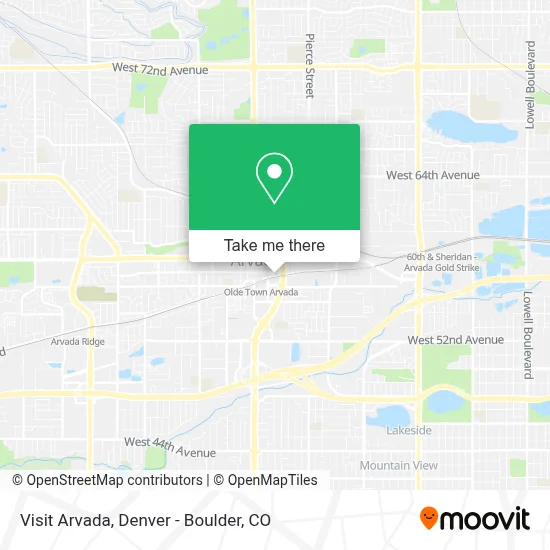 Visit Arvada map