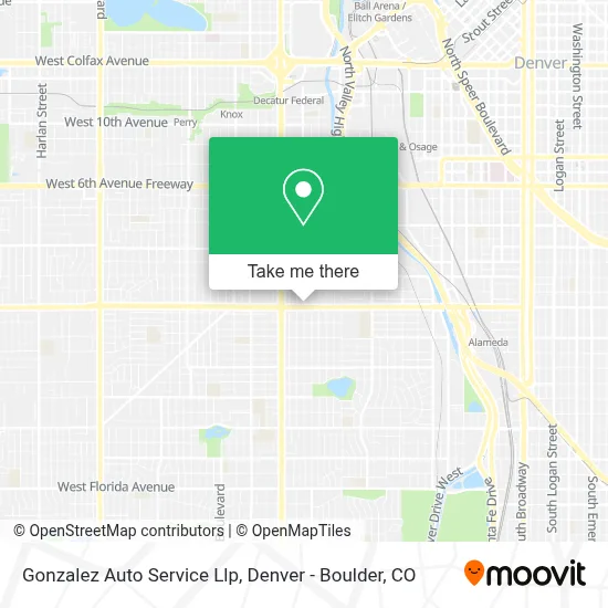 Gonzalez Auto Service Llp map