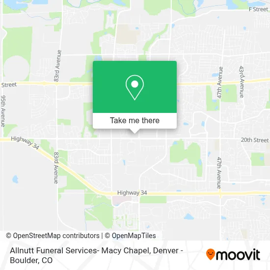 Allnutt Funeral Services- Macy Chapel map