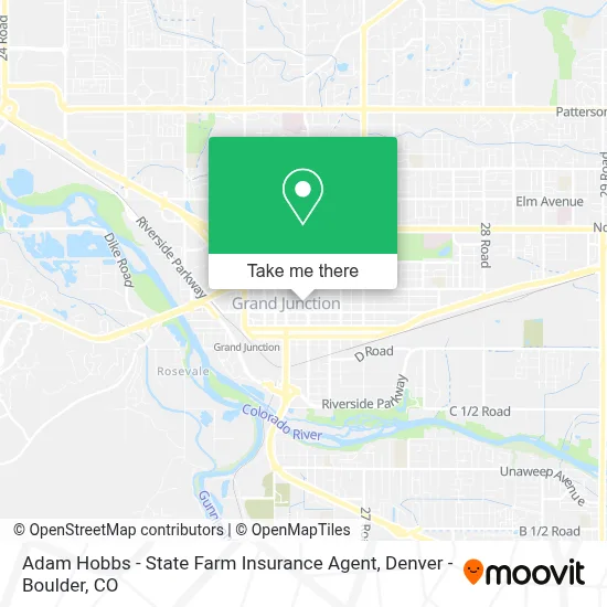 Adam Hobbs - State Farm Insurance Agent map