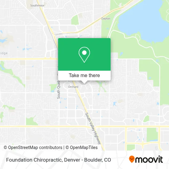 Foundation Chiropractic map