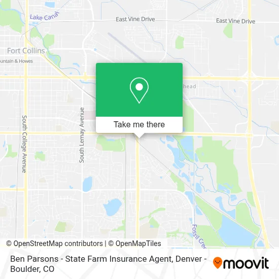 Ben Parsons - State Farm Insurance Agent map