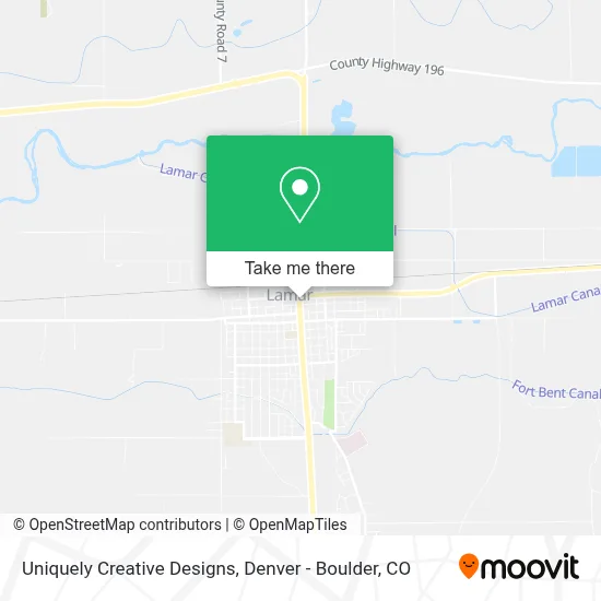 Uniquely Creative Designs map