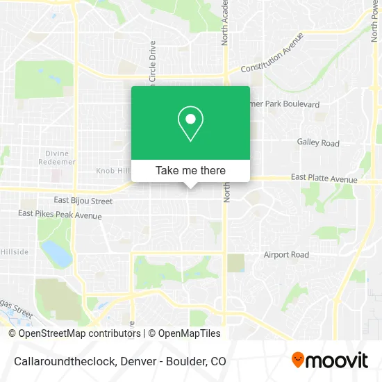 Callaroundtheclock map