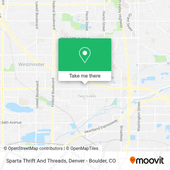 Sparta Thrift And Threads map