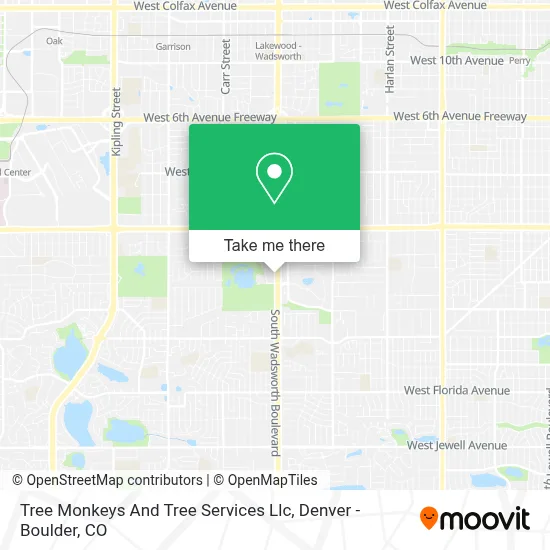 Tree Monkeys  And Tree Services Llc map
