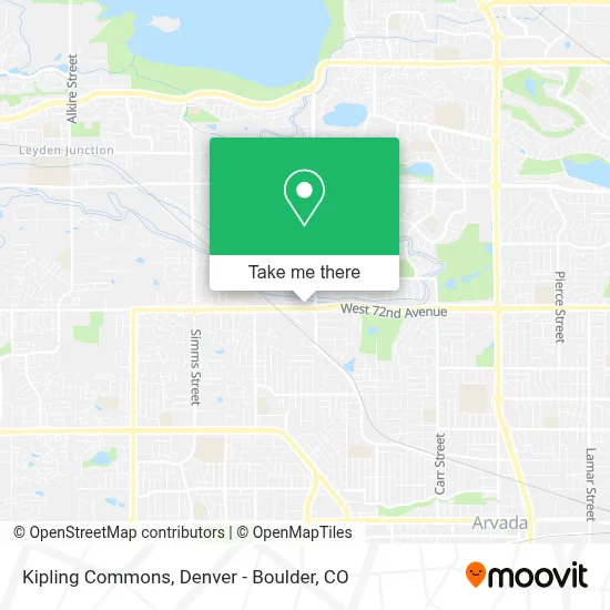 Kipling Commons map