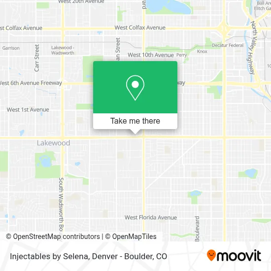 Injectables by Selena map