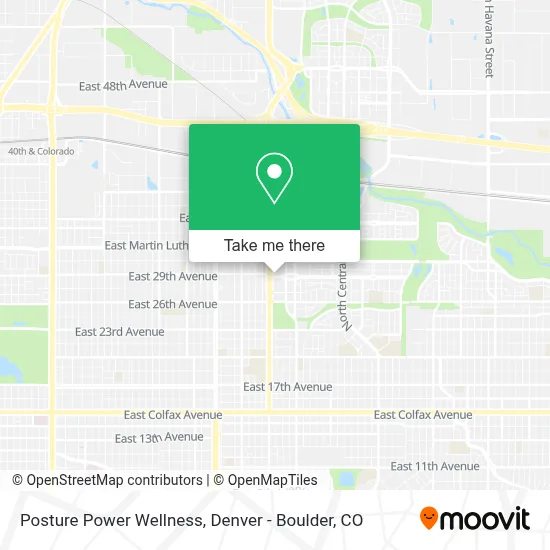 Posture Power Wellness map