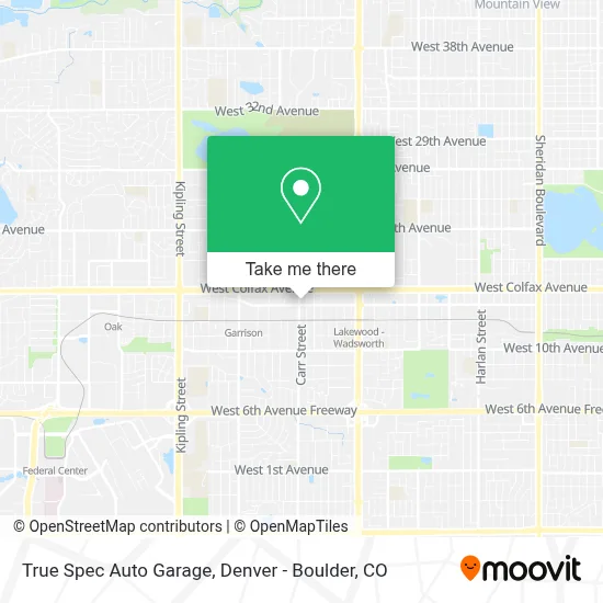True Spec Auto Garage map