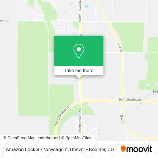 Amazon Locker - Newsagent map