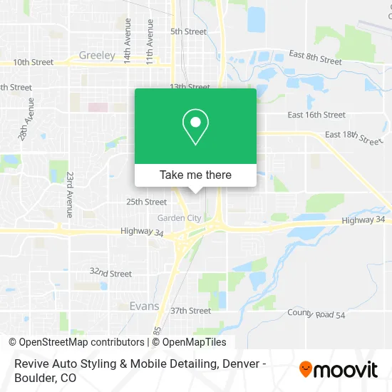 Revive Auto Styling & Mobile Detailing map