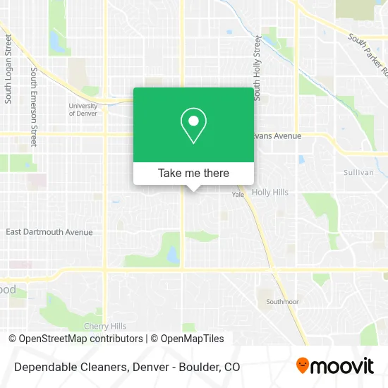 Dependable Cleaners map