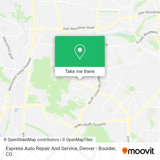 Express Auto Repair And Service map