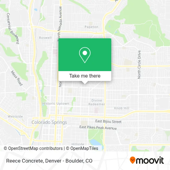 Reece Concrete map