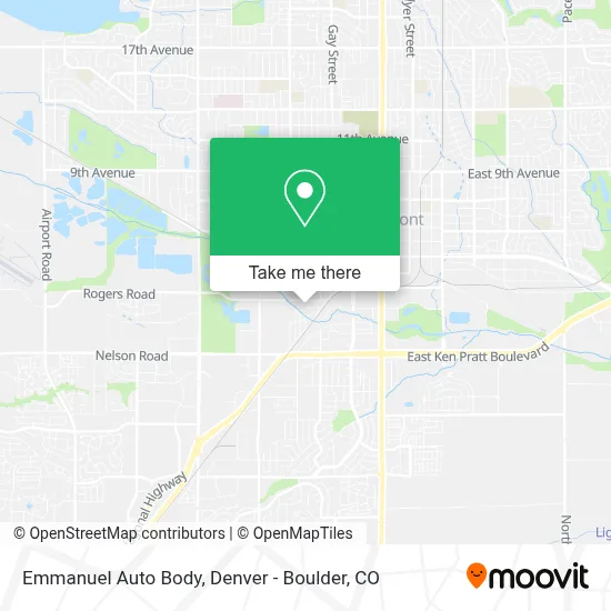 Emmanuel Auto Body map