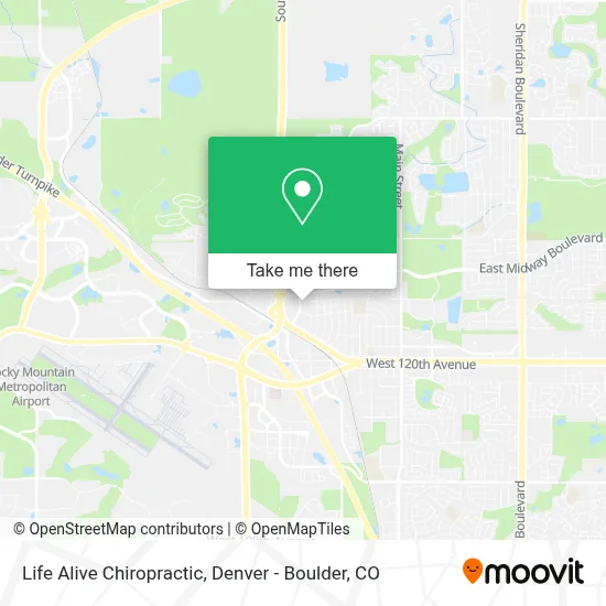 Life Alive Chiropractic map