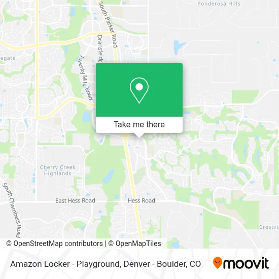 Amazon Locker - Playground map