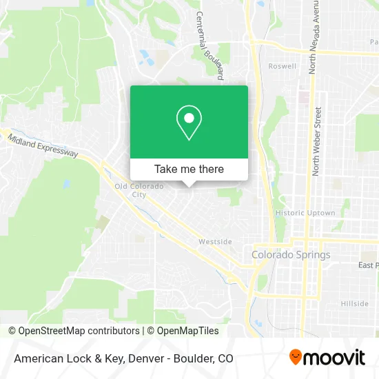 American Lock & Key map