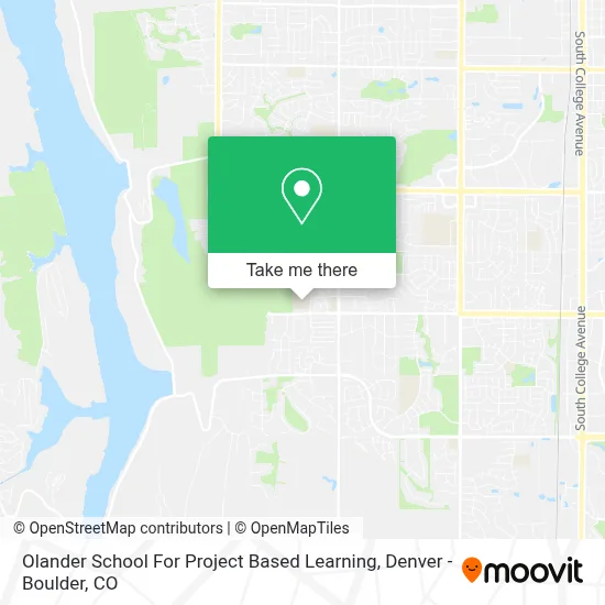 Olander School For Project Based Learning map