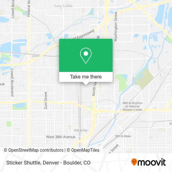 Sticker Shuttle map