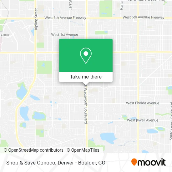Shop & Save Conoco map