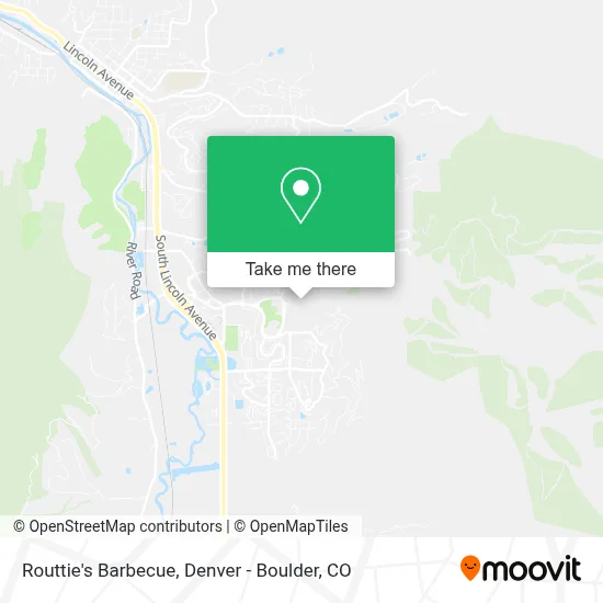 Routtie's Barbecue map