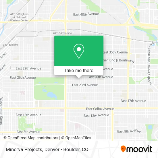 Minerva Projects map