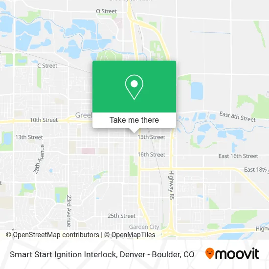 Smart Start Ignition Interlock map