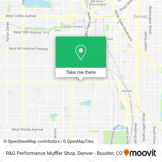 R&G Performance Muffler Shop map