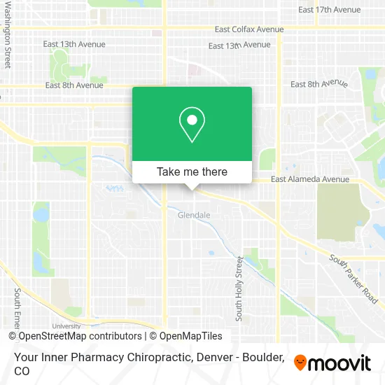 Your Inner Pharmacy Chiropractic map