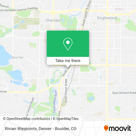 Rivian Waypoints map