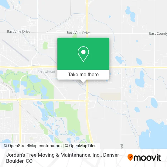 Jordan's Tree Moving & Maintenance, Inc. map