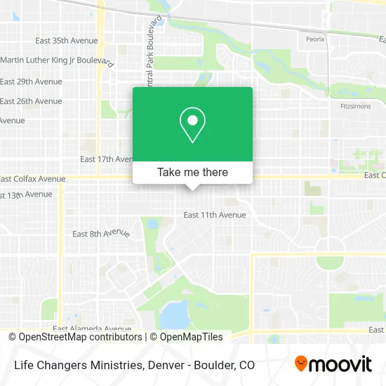 Life Changers Ministries map