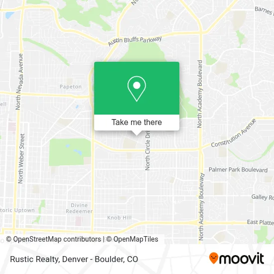 Rustic Realty map