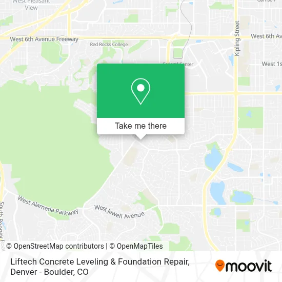 Liftech Concrete Leveling & Foundation Repair map