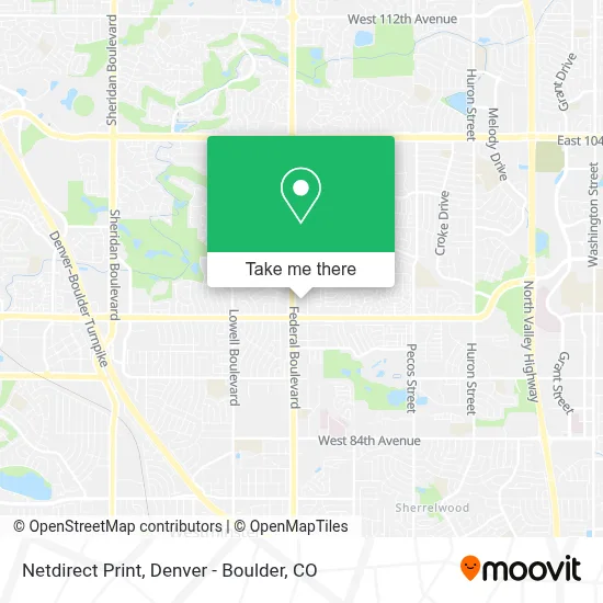 Netdirect Print map