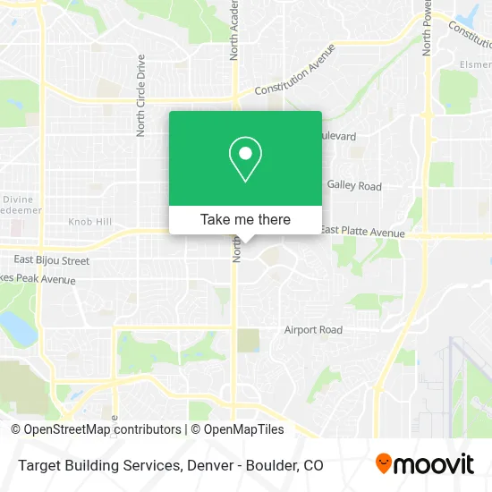 Target Building Services map