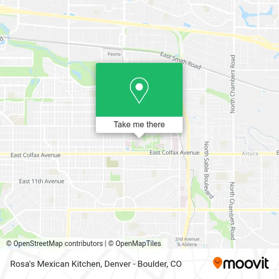 Rosa's Mexican Kitchen map