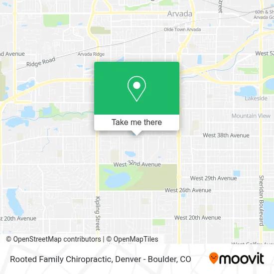 Rooted Family Chiropractic map