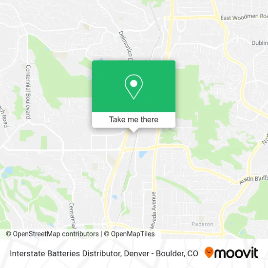 Interstate Batteries Distributor map