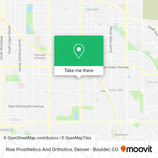 Rise Prosthetics And Orthotics map