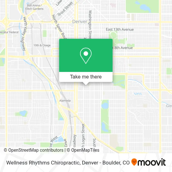Wellness Rhythms Chiropractic map
