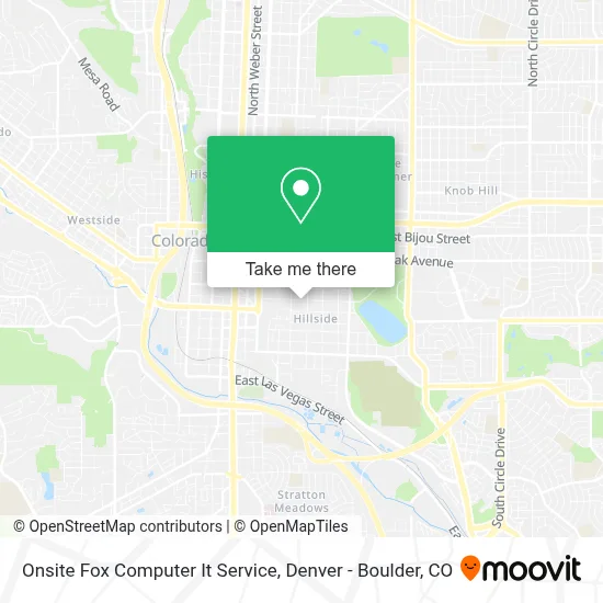 Onsite Fox Computer It Service map