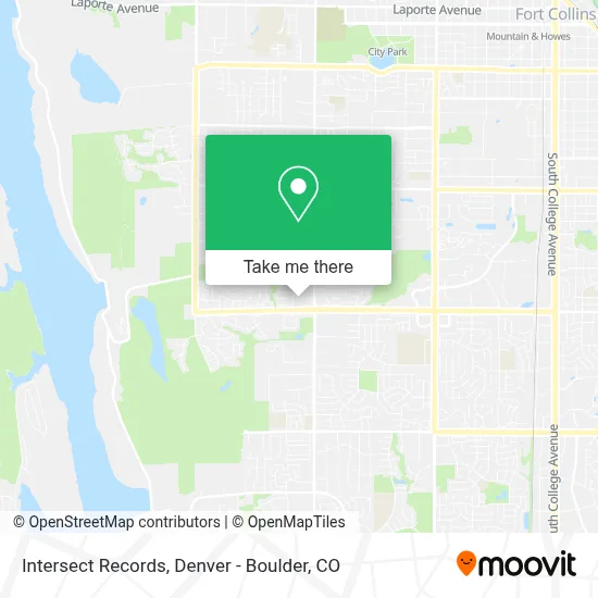 Intersect Records map