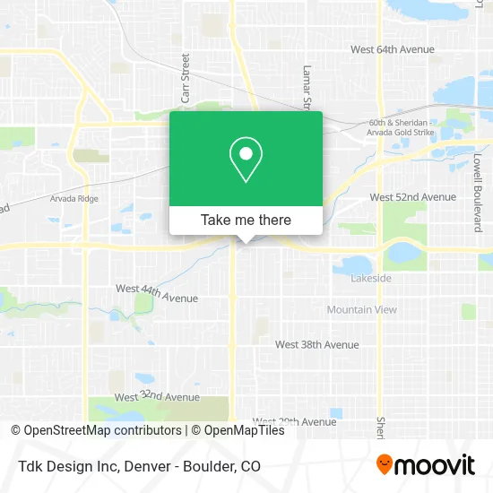 Tdk Design Inc map