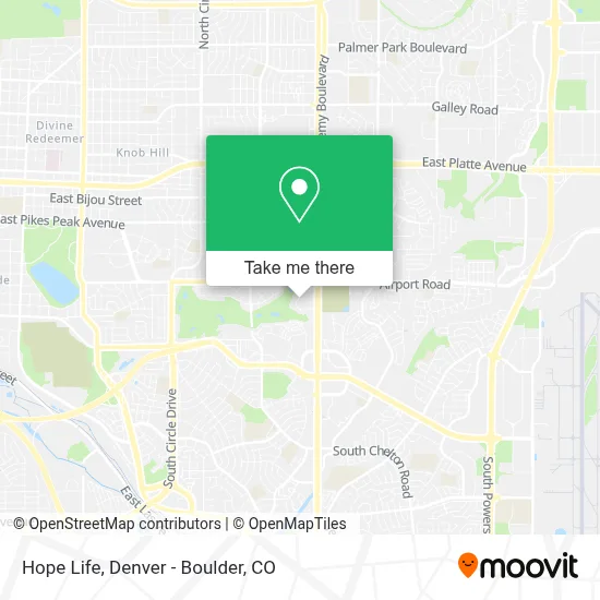 Hope Life map