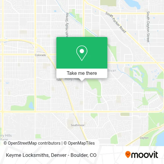 Keyme Locksmiths map