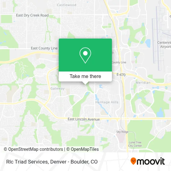 Rlc Triad Services map