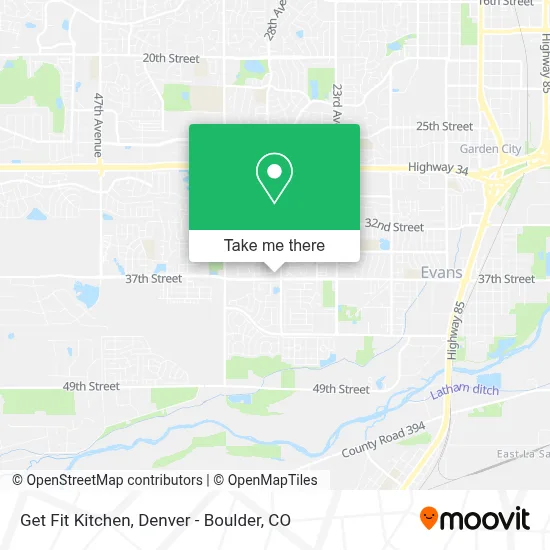 Get Fit Kitchen map